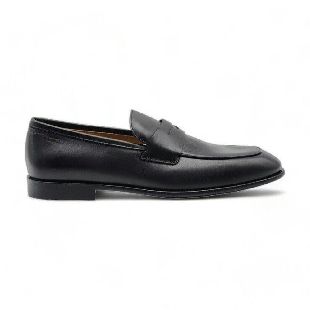 Salvatore Ferragamo Black Leather Loafers